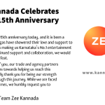15 Years of Zee Kannada